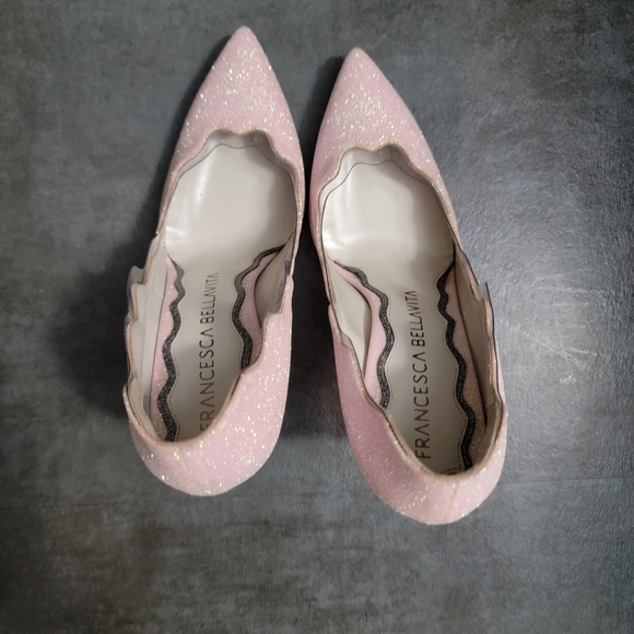 Francesca Bellavita Moon 100 Pumps, Pink, Women's Size EU 36.5 / US 6.5 - Picture 8 of 12